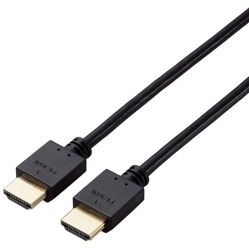 Hdmi Cable - ELECOM HDMIケーブル イーサネット対応 仕様固定 2m ブラック CACHD1420BKID オフィス 住設用品 OA用品 ケーブル(代引不可)