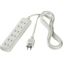BUFFALO 2ピン式電源タップ 6個口タイプ 3m ホワイト BSTAPST2630WH オフィス 住設用品 OA用品 OAタップ(代引不可)(2)