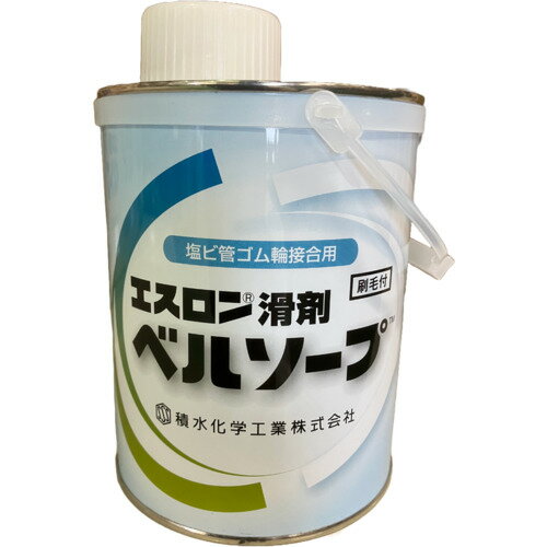 エスロン 滑剤ベルソープ(ゴム輪接続用) 刷毛付 1KG BSP1H 化学製品 接着剤 補修剤 配管用シール剤(代引不可)