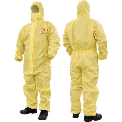 特長●多くの無機化学薬品に対する透過耐性があります。●JIST8115適合品です。●タイプ3.4.5.6（液体、スプレー、微粒子、ミスト）●感染性物質に対する防護性能があります。●使い捨てタイプです。●つなぎ服タイプです。仕様●色：イエロー●サイズ：L●適合身長(cm)：170〜176●適合胸囲(cm)：92〜100仕様2●JIST8115適合品タイプ3、4、5、6材質/仕上●ポリプロピレン●ポリエチレン原産国：中国【代引きについて】こちらの商品は、代引きでの出荷は受け付けておりません。【送料について】北海道、沖縄、離島は送料を頂きます。