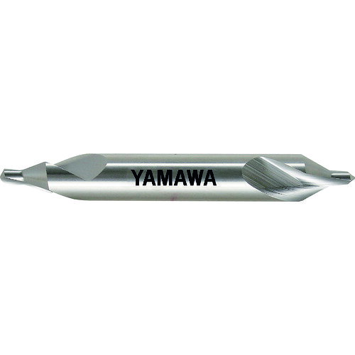 ヤマワ 強ねじれ溝A形75° センタ穴ドリル CE-T 6X75°X18 CET6X75X18 切削工具 面取...