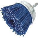 ヤナセ インパクト用カップブラシ 65×25 砥粒入りナイロン#180 CNN68 電動 油圧 空圧工具 研削研磨用品 カップブラシ(代引不可)