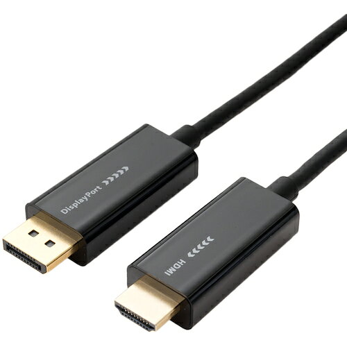 特長●DisplayPortからHDMIに変換●サビに強い金メッキコネクタ採用仕様●長さ(m)：2●コネクタ形状：ディスプレイポートーHDMI●コネクタ：DisplayPort-HDMI●規格：DisplayPort1.2準拠/HDCP2.2対応●対応解像度：3840×2160(60Hz・30Hz)・WQXGA・WQHD・WUXGA・Full-HD●ケーブル径(mm)：約5●ケーブル長(m)：2●認証：RoHS指令対応4K出力(3840×216060Hz)対応音声出力対応仕様2●ディスプレイポートーHDMIのコネクタを変換注意●※出力するPC側で設定が必要な場合があります。原産国：中国【代引きについて】こちらの商品は、代引きでの出荷は受け付けておりません。【送料について】北海道、沖縄、離島は送料を頂きます。