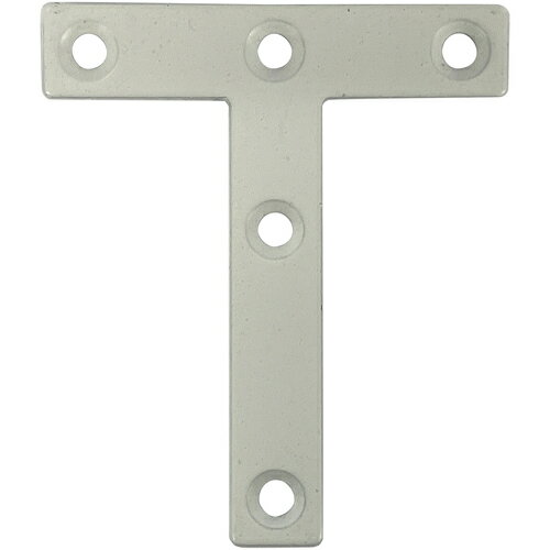 Rakuten - DAIDОHANT ダイドーハント スリムサポート T字フラット 白(ホワイト) (a)70×(b)12×(c)60×(t)2mm (1個) ダイドーハント 金物 建築資材 建築金物 ジョイント金具 00069172(代引不可)
