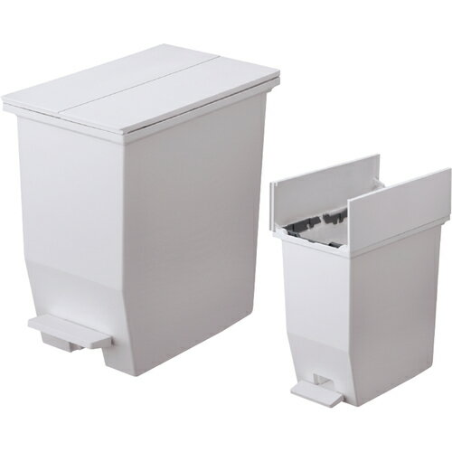 For Separated Refuse - 緑十字 ゴミ箱(ペダルダストボックス) グレー 220×360×380mm 日本緑十字社 清掃 衛生用品 清掃用品 ゴミ箱 146170(代引不可)【送料無料】