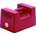 TRUSCO トラスコ M1級 鋳鉄製枕型分銅 10kg M1RW10KG(代引不可)【送料無料】