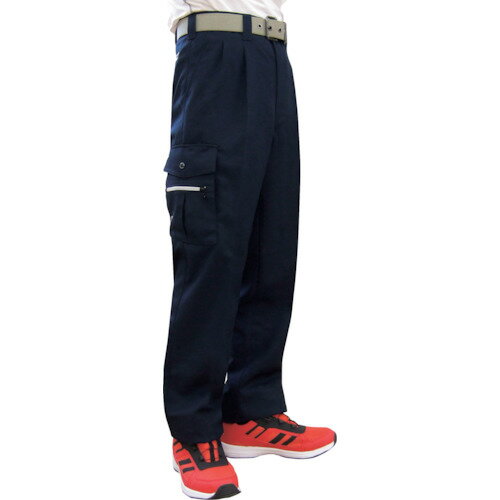 TEAGLES ポリエステルカーゴパンツ ネイビー 125 トーマセンイ 保護具 作業服 6961(代引不可)