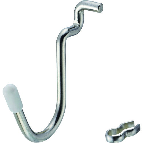 ●パンチングボード用フックです。●工具の収納・分類に。●壁面の有効利用に。●ディスプレイ・装飾・空間演出・壁面収納に。●幅(mm)：49●厚さ(mm)：3.6●色：シルバー●品名：U型フック　キャップ白●長さ(mm)：48●キャップ色：黒●耐荷重(kg)：1●パンチングボードパーツ●フック：スチール・クロームメッキ仕上げ●止め金具：ステンレス●キャップ：PVC●フック止め具●パンチングボード用フックです。●工具の収納・分類に。●壁面の有効利用に。●ディスプレイ・装飾・空間演出・壁面収納に。●幅(mm)：49●厚さ(mm)：3.6●色：シルバー●品名：U型フック　キャップ白●長さ(mm)：48●キャップ色：黒●耐荷重(kg)：1●パンチングボードパーツ●フック：スチール・クロームメッキ仕上げ●止め金具：ステンレス●キャップ：PVC●フック止め具【代引きについて】こちらの商品は、代引きでの出荷は受け付けておりません。【送料について】北海道、沖縄、離島は送料を頂きます。