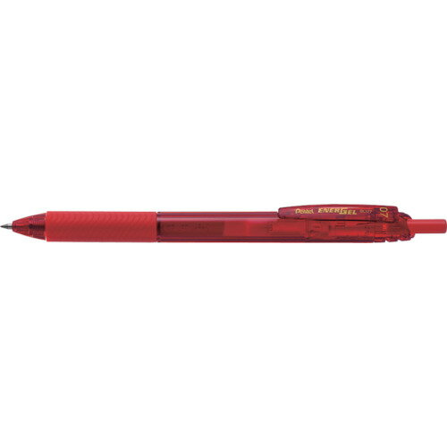 原子筆 - PENTEL ボールペン エナージェル エス 0.7mm 赤 ぺんてる オフィス 住設用品 文房具 筆記具 BL127-B(代引不可)