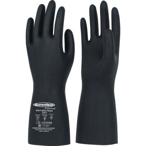 サミテック 耐油・耐溶剤手袋 サミテックCR-F-07 S ミッドナイトブルー ダンロップホームプロダクツ 保護具 作業手袋 耐薬品 耐溶剤手袋 9786(代引不可)(4.0)