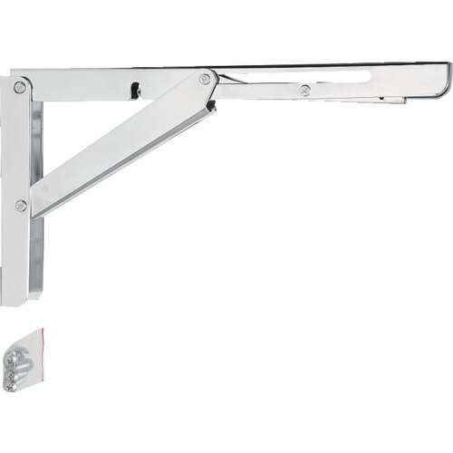 ●使わないときは簡単に折りたためるため、空間を有効に利用できます。開時は自動的にロックがかかります。ロックを解除するにはレバーを押して下さい。閉時はクリック（キャッチ）付です。最後まで押し込むとキャッチで保持し棚板がふらつきません。オプショ...