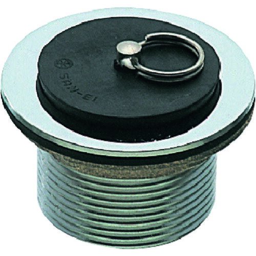 SANEI ゴム栓付風呂栓 SANEI 工事 照明用品 管工機材 排水部材 H21-30(代引不可)
