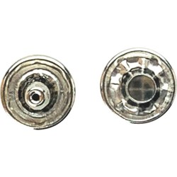 ユタカメイク 平ベルト金具 両面カシメ 大オス・メス(各10個) ユタカメイク 梱包用...