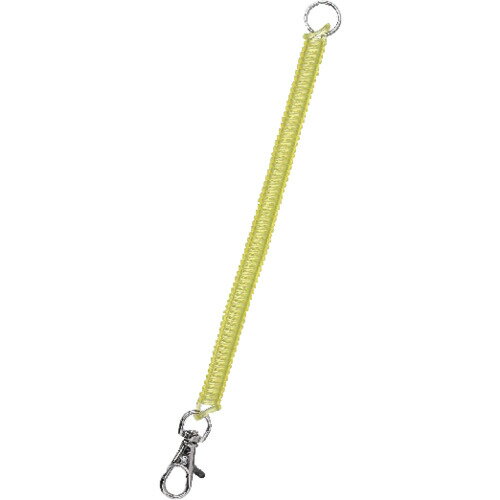 MARKEY キーホルダー 伸縮タイプ インポートキーパーツ イエロー 大一鋼業 保護具 墜落 落下防止用品 ..