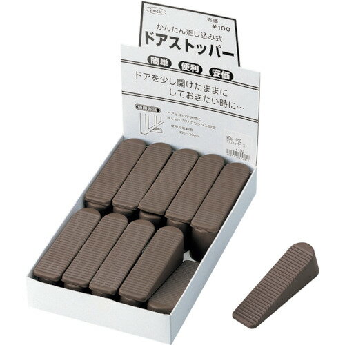 光 アイテック ドアストッパー茶 光 金物 建築資材 建築金物 ドアストッパー KDS-101B(代引不可)