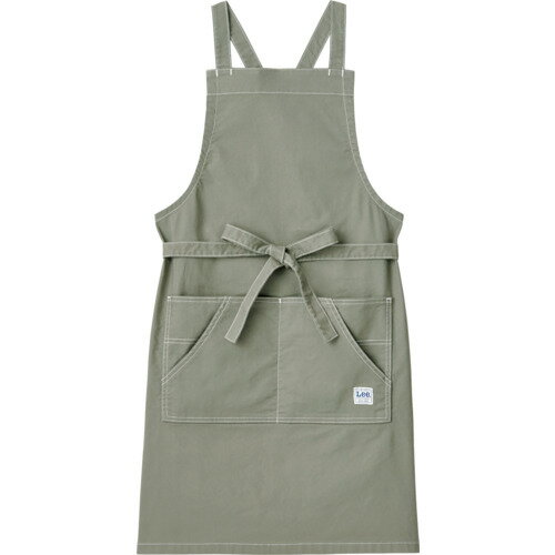 Aprons - Leeワークウェア 胸当てエプロン カーキ F ボンマックス 保護具 保護服 防護服 エプロン LCK79009-4-F(代引不可)【送料無料】