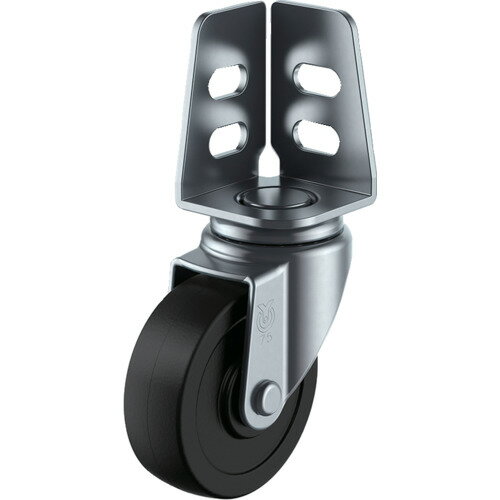 ユーエイ アングル 自在 キャスター ゴム 車輪径50mm Sタイプ SA型 取付寸法19×19,15.5 ユーエイ キャ..