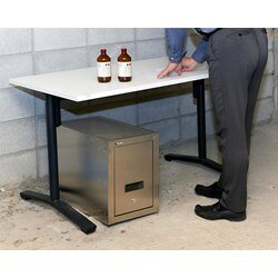 リコメン堂のTRUSCO 小型耐震薬品庫 ガロン瓶用 330X600XH437 トラスコ中山 研究用品 研究機器 保管庫 SYS-1(代引不可)【送料無料】｜アングル2