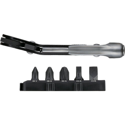 VESSEL TD-24B ファインミニラチェット ベンド(ビット5本付) ベッセル 手作業工具 ドライバー 六角棒レンチ ラチェット式ドライバー TD-24B(代引不可)