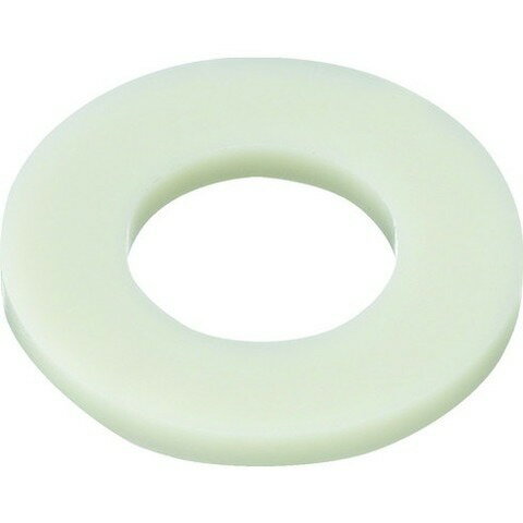 TRUSCO トラスコ ガラス繊維強化ポリアミドMXD6 RENY白 ワッシャー M6用 50個入 BRENYWM6X6.412.51.6(..