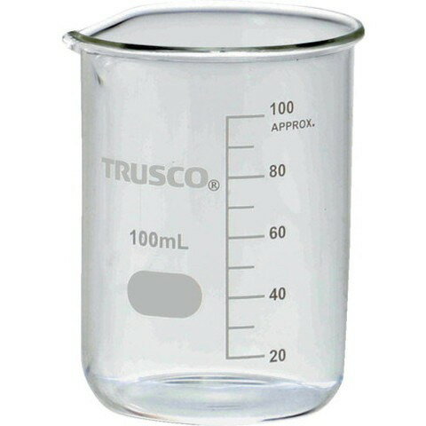 TRUSCO トラスコ ガラスビーカー 100ml GB100(代引不可)