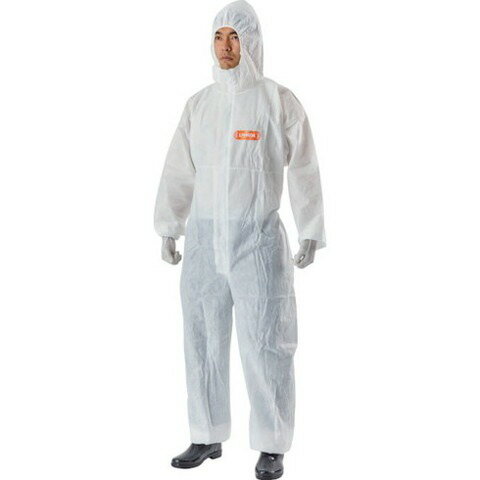 Work Clothes - 東レ LIVMOA2000化学防護服高通気タイプ オールホワイト 22003174XXL(代引不可)