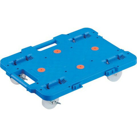 TRUSCO トラスコ 連結式ルートバン 615X415 ナイロン車輪 ストッパー付 青 MPB600NSB(代引不可)【送料無料】
