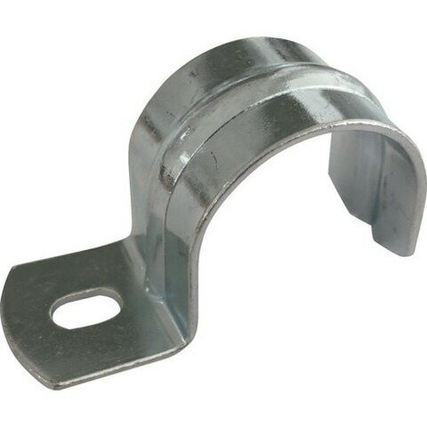 【商品詳細】●止め具の汎用品です。●Tピン、木ねじ類の使用できます。●配管の止め具として。●適合管径(mm)：13●幅(mm)：19.5●長さ(mm)：45.6●厚さ(mm)：1.6●取付穴径(mm)：6.3×9.7材質／仕上●スチールJA...