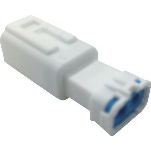 TRUSCO トラスコ 防水コネクタ ソケットハウジング 2芯 中継用(10個入) 被覆外径φ2.7~3.2 白 PCE01A502N003(代引不可)