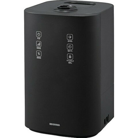 アイリスオーヤマ 517429 上給水ハイブリッド加湿器 ブラック UHK500B(代引不可)【送料無料】
