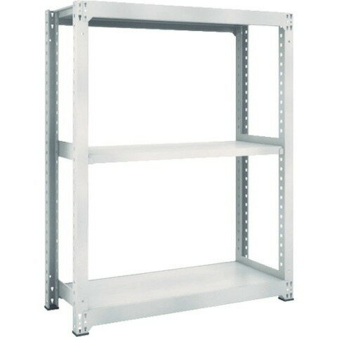 TRUSCO トラスコ M5型中量棚 1500X471XH1500 3段 単体 ネオグレー M55553 組立品 組立設置不可(代引不可)【送料無料】