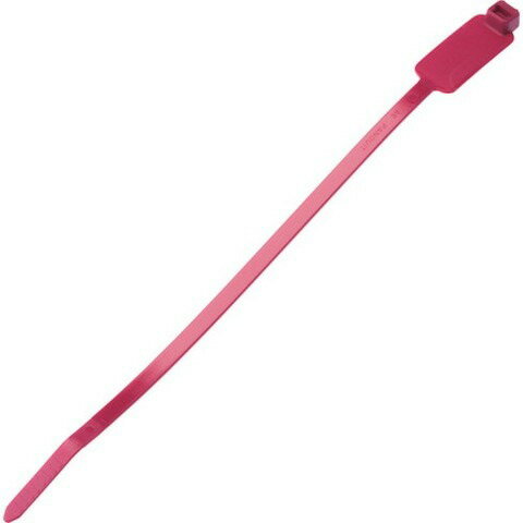 パンドウイット 旗型タイプナイロン結束バンド 赤 (500本入) PLM2SD2(代引不可)【送料無料】