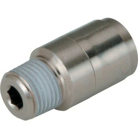 【商品詳細】●本体に加え、開放リングも黄銅製の為、難燃性、耐スパッタ性に優れます。●カバー付タイプは継手内部へのスパッタ、塵等の侵入を防ぎます。●接続口径：R1/4●適合チューブ外径D(mm)：8●六角対辺(mm)：6●使用流体：空気、水(...