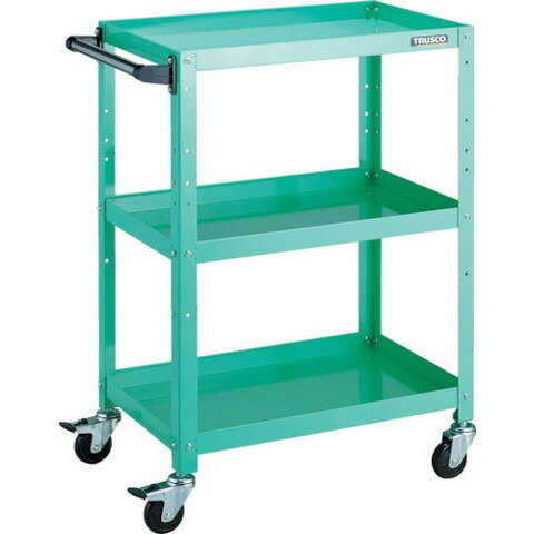 TRUSCO トラスコ ラビットワゴン 600X400 ハンドル付 ゴム車輪 YG色 RBW963HYG(代引不可)【送料無料】