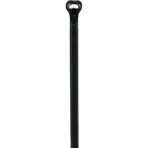 パンドウイット ステンレス爪ロック式ナイロン結束バンド 耐熱耐候性黒 幅4.7mm 長...