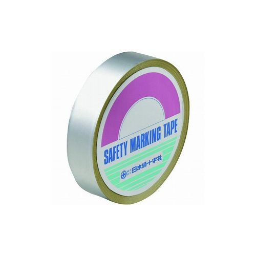 緑十字 アルミ粘着テープ AH-129 25mm幅×20m 非光沢タイプ(ツヤ無) 190129 テープ用品 配管テープ(代引不可)