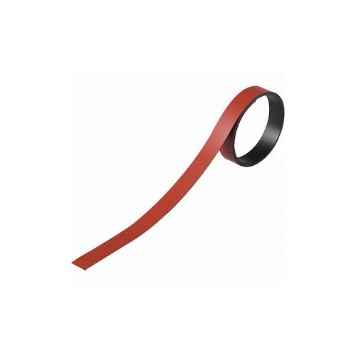 【商品スペック】■特長・ハサミやカッターで簡単にカットすることができる「テープ状」のマグネットシートです。・油性マーカーで文字やイラストなどを自由に書き込むことができます。■用途・整理・分類に。・メモや目印に。■仕様・色：赤・幅(mm)：15・長さ(m)：1・厚さ(mm)：0.8■仕様2・片面磁力・セット商品：2本1組■材質／仕上・塩素化ポリエチレン(樹脂マグネット)■セット内容／付属品■注意【代引きについて】こちらの商品は、代引きでの出荷は受け付けておりません。【送料について】北海道、沖縄、離島は別途送料を頂きます。