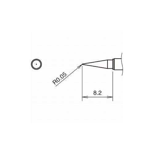 Soldering Irons - 白光 コテ先IS型 350℃ T38-03IS 白光(株) はんだ用品 電気はんだこて(代引不可)【送料無料】
