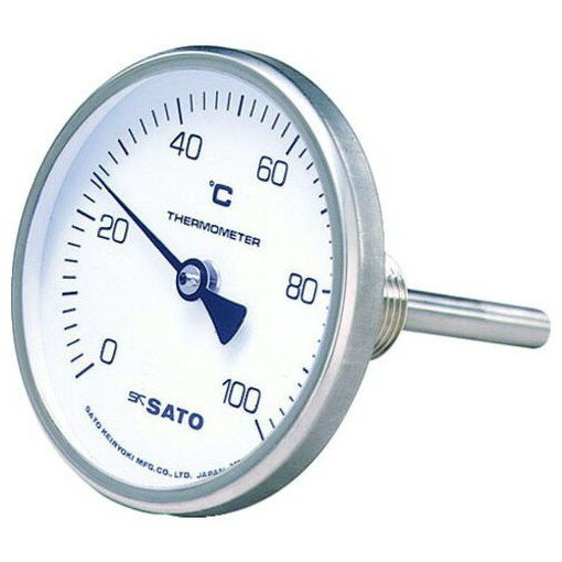 佐藤 バイメタル式温度計BM-T-75S 0~100℃ 50L(2110-20) BMT75S4 測定 計測用品 測定 計測用品 環境計測機器 温度計 湿度計(代引不可)【送料無料】