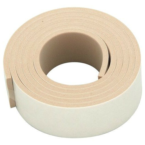 【商品スペック】特長●机や家具の角、危険箇所にぶつかった際に衝撃を吸収する、貼るだけで簡単に設置できるコーナークッションです。用途●衝突対策に。仕様●色：茶●幅(mm)：35●長さ(m)：1.5●厚さ(mm)：3.5仕様2●長さ1.5m材質／仕上●発泡ポリエチレン●アクリル系粘着剤セット内容／付属品注意【代引きについて】こちらの商品は、代引きでの出荷は受け付けておりません。【送料について】北海道、沖縄、離島は別途送料を頂きます。