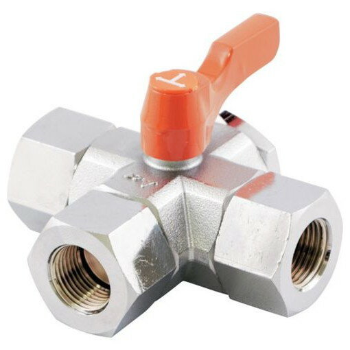 ASOH 内×内ネジ型(Tポート)(RoHS指令相当品) 三方 PT1/2 BX2444RS1 空圧用品 空圧用品 流体継手 チュー..