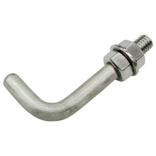 水本 吊金具(ビス止メタイプ) ステンレス Lボルトフック 線径8mm B3013 金物 建築資材 金物 建築資材 建築金物 吊金具(代引不可)