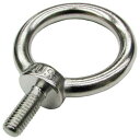 水本 ステンレス ビッグアイボルト(鋳造製) 捻子径M-6 (1個入) B3021 荷役用品 荷役用品 吊りクランプ スリング 荷締機 アイボルト(代引不可)