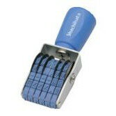 シヤチハタ 回転ゴム印欧文6連3号 ゴシック体 CF63G オフィス 住設用品 オフィス 住設用品 文房具 指サ..