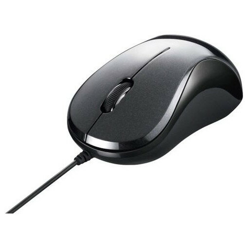 バッファロー 有線 BlueLED光学式マウス 静音/3ボタン ブラック BSMBU100BK オフィス 住設用品 オフィ..