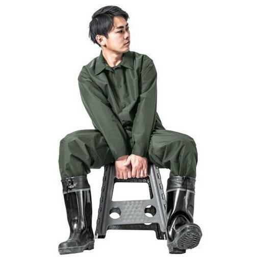 マック キドラナイレインウェアセットアップ ダークグリーン 4L AS4700DG4L 保護具 保護具 作業服 雨具..