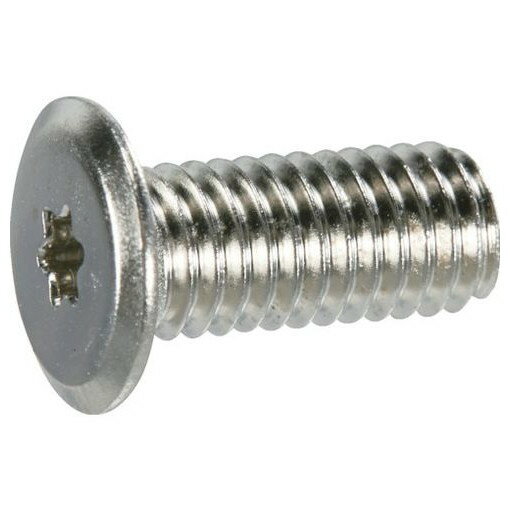 TRUSCO ヘックスローブ超極低頭ネジ ニッケル M5×12 22本入 B1800512 金物 建築資材 金物 建築資材 ねじ ボルト ナット いたずら防止ねじ(代引不可)