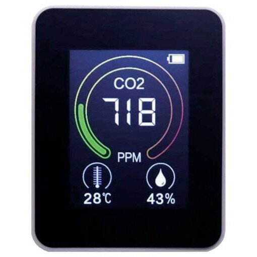 クレセル 二酸化炭素濃度計 CO2R100 測定 計測用品 測定 計測用品 環境計測機器 ガス測定器 検知器(代引不可)【送料無料】