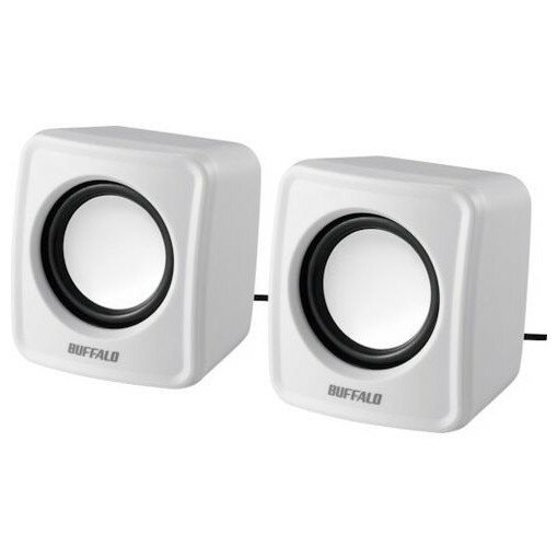 Buffalo - バッファロー PC用スピーカー USB電源コンパクトサイズ ホワイト BSSP100UWH オフィス 住設用品 オフィス 住設用品 OA用品 周辺機器(代引不可)