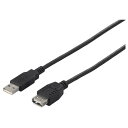 バッファロー USB2.0 A to A 延長ケーブル 5.0m ブラック BU2AA50BK オフィス 住設用品 オフィス 住設用品 OA用品 ケーブル(代引不可)(2)